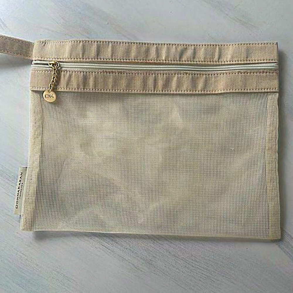 Donna Karan cashmere mist‎ bag. Clearly cashmere beige DK